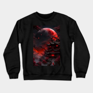 Red moon palace Crewneck Sweatshirt